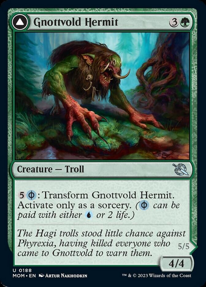 Gnottvold Hermit // Chrome Host Hulk [March of the Machine] | Lots Moore NSW