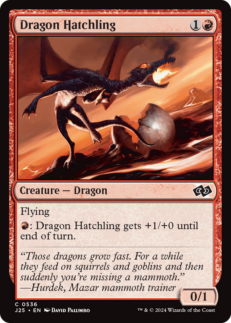 Dragon Hatchling [Foundations Jumpstart] | Lots Moore NSW