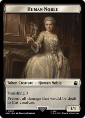 Human Noble // Clue (0022) Double-Sided Token [Doctor Who Tokens] | Lots Moore NSW
