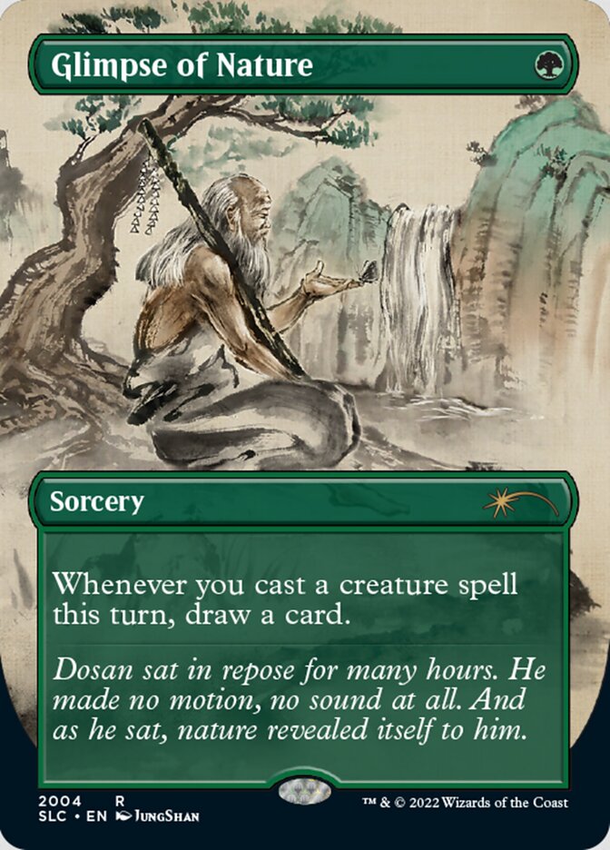 Glimpse of Nature (Borderless) [Secret Lair Countdown Kit] | Lots Moore NSW