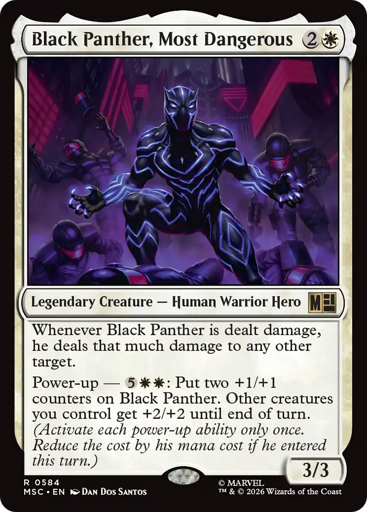 Black Panther, Most Dangerous [Marvel Super Heroes Commander] | Lots Moore NSW