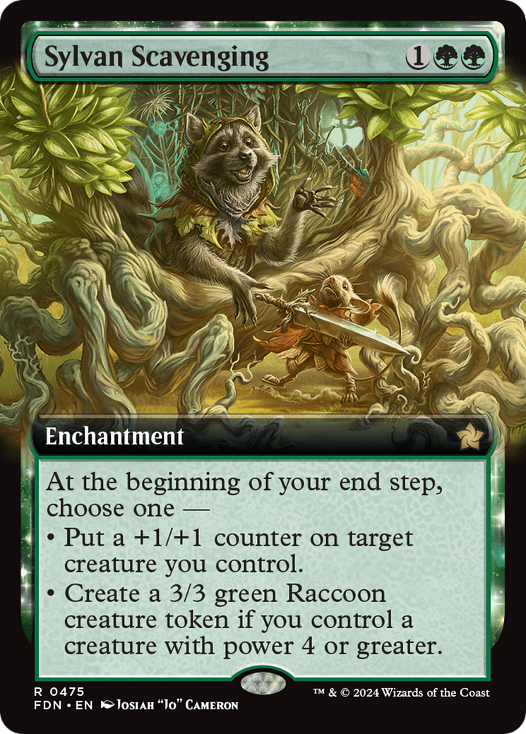 Sylvan Scavenging (Extended Art) [Foundations] | Lots Moore NSW