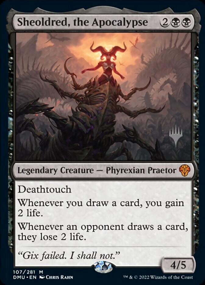 Sheoldred, the Apocalypse (Promo Pack) [Dominaria United Promos] | Lots Moore NSW