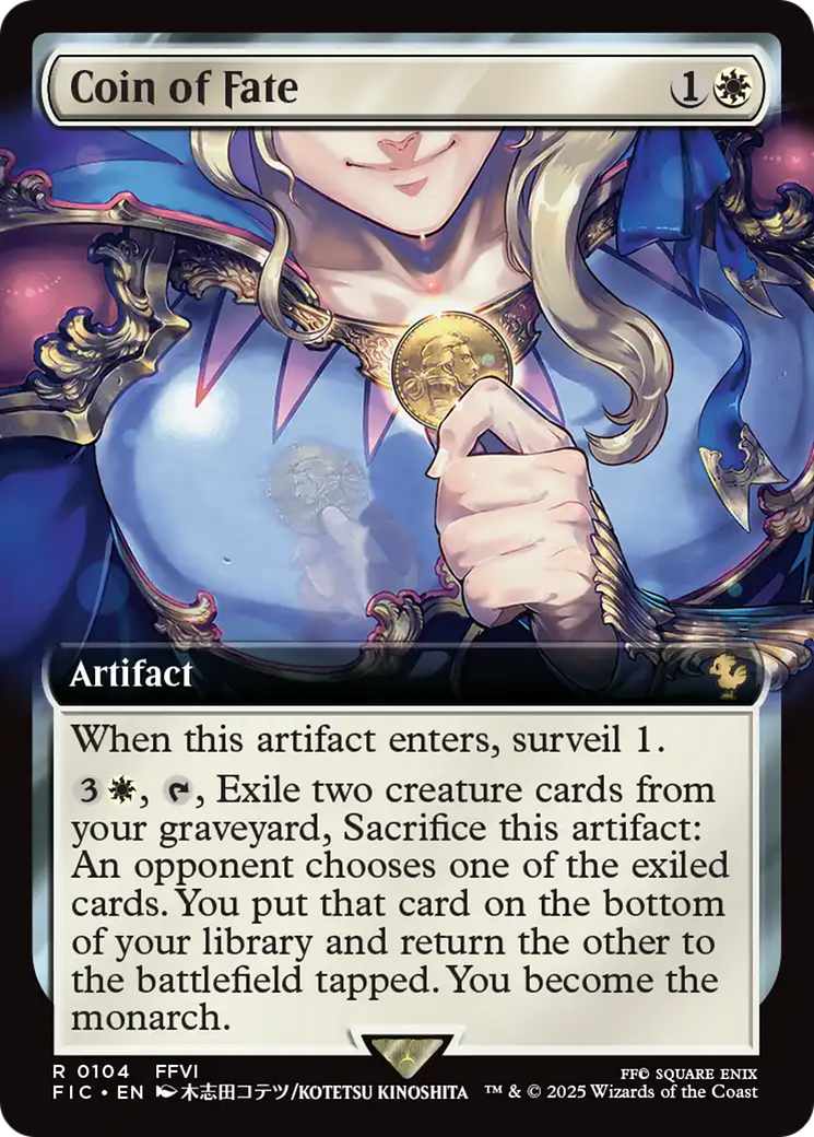 Coin of Fate (Extended Art) [FINAL FANTASY Commander] | Lots Moore NSW