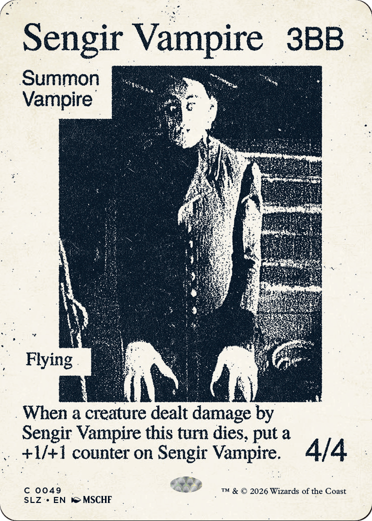 Sengir Vampire (0049) [Secret Lair x MSCHF: The Zeta Set] | Lots Moore NSW