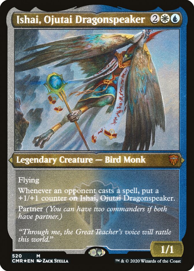 Ishai, Ojutai Dragonspeaker (Etched) [Commander Legends] | Lots Moore NSW