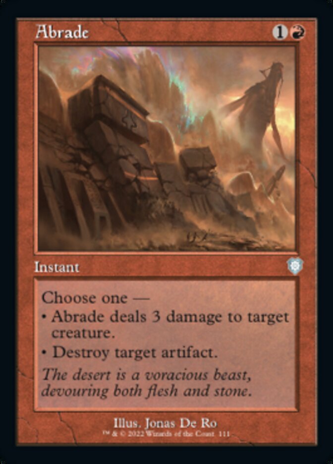 Abrade (Retro) [The Brothers' War Commander] | Lots Moore NSW