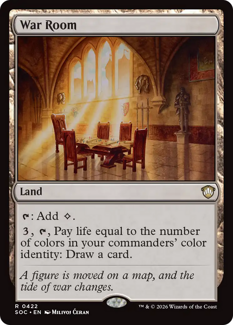 War Room [Secrets of Strixhaven Commander] Magic: The Gathering | Lots Moore NSW