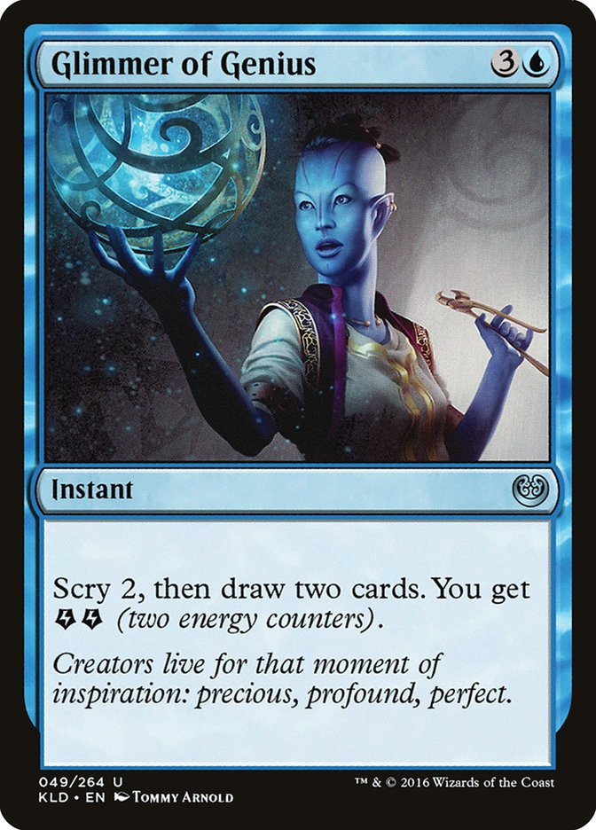 Glimmer of Genius [Kaladesh] | Lots Moore NSW