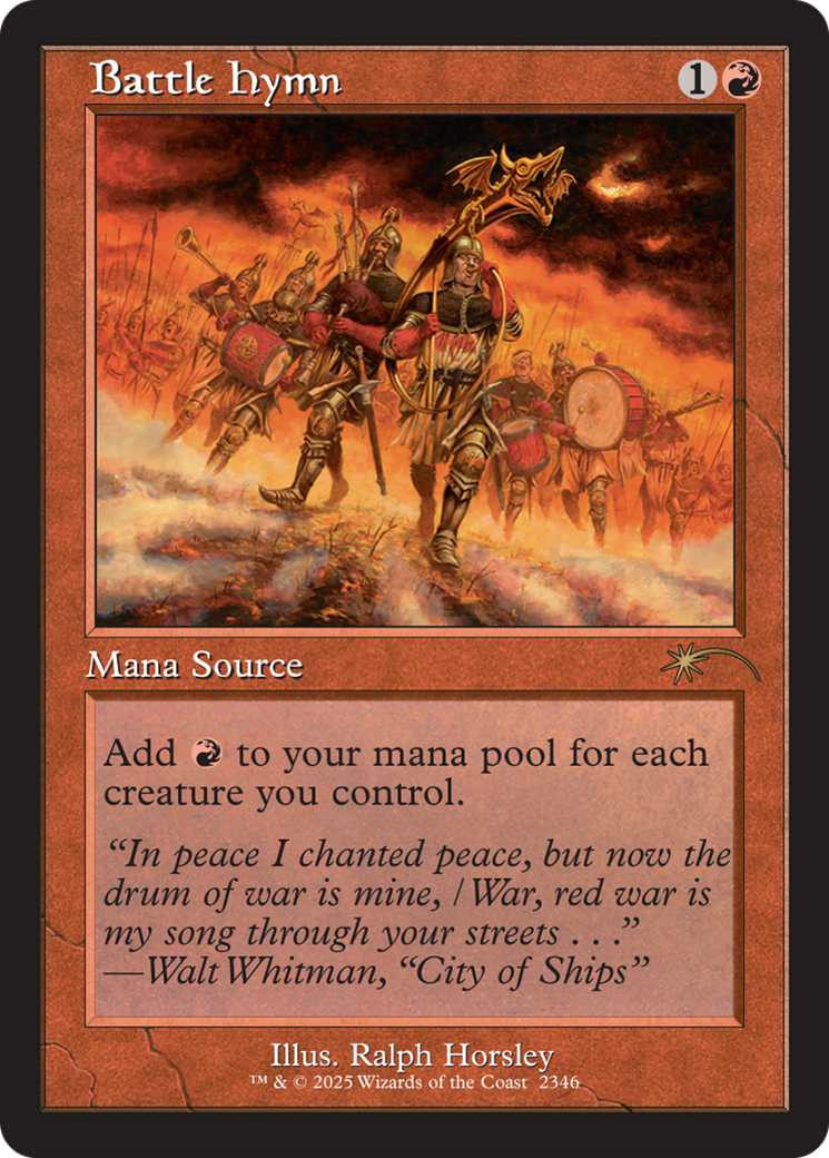 Battle Hymn [Secret Lair Drop Series] | Lots Moore NSW