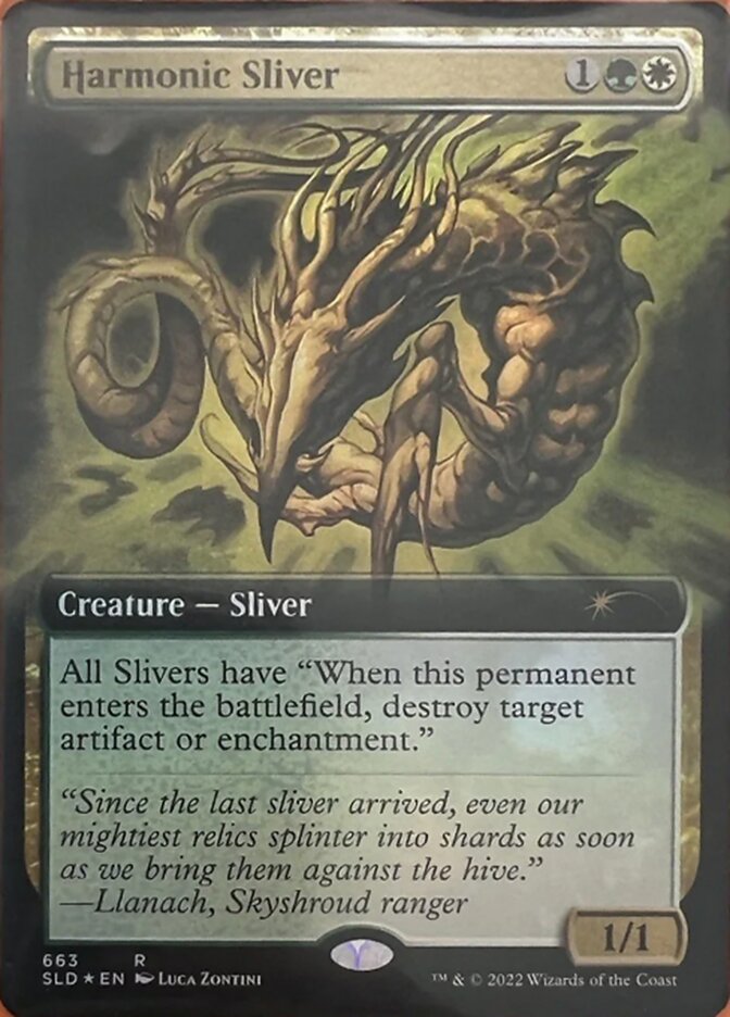 Harmonic Sliver (Extended Art) [Secret Lair Drop Promos] | Lots Moore NSW