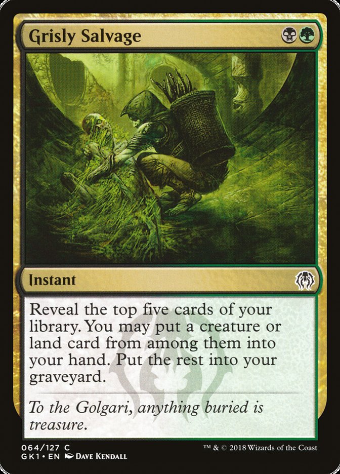 Grisly Salvage [Guilds of Ravnica Guild Kit] | Lots Moore NSW