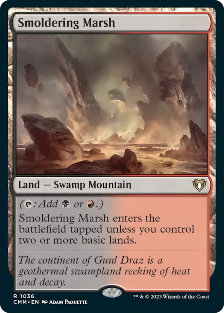 Smoldering Marsh [Commander Masters] | Lots Moore NSW