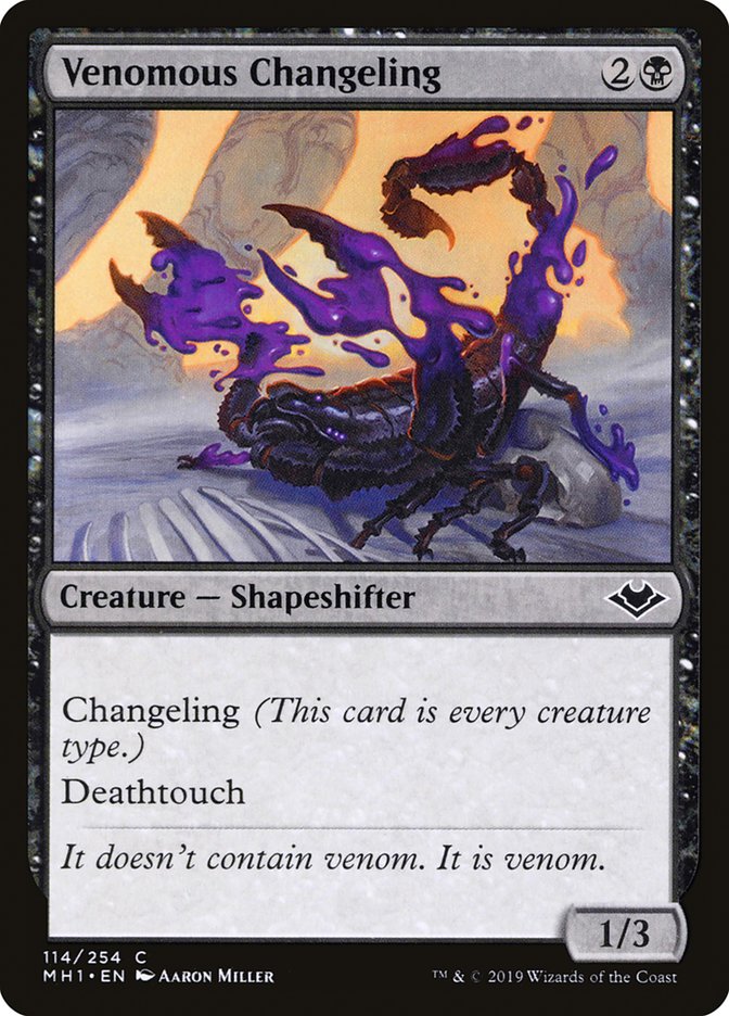 Venomous Changeling [Modern Horizons] | Lots Moore NSW