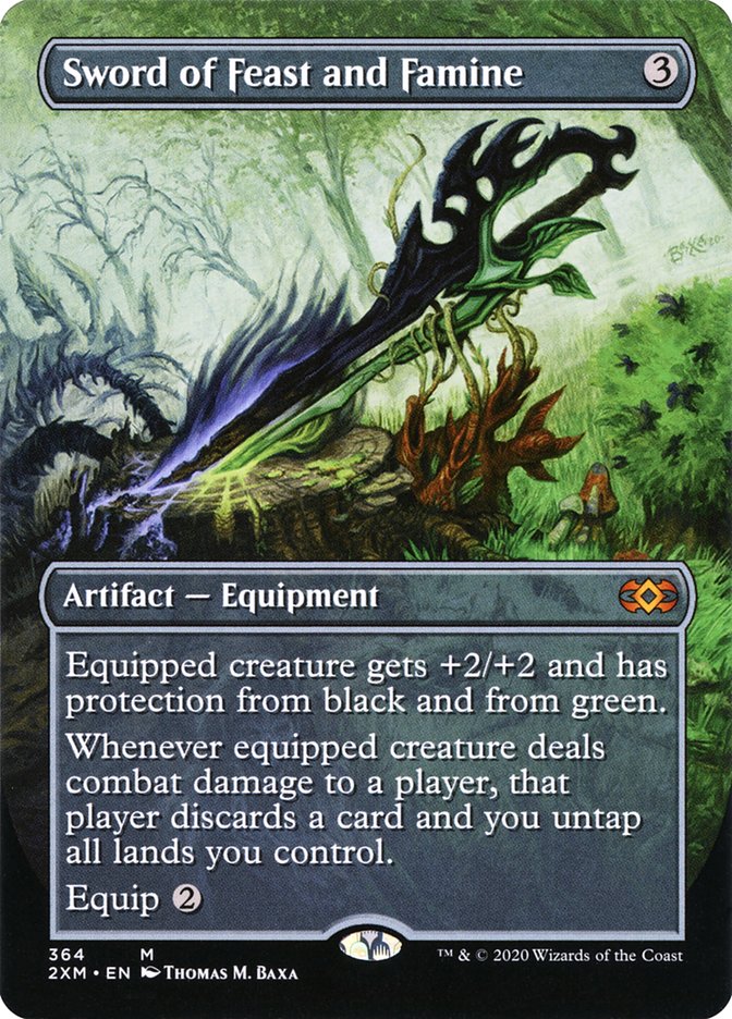 Sword of Feast and Famine (Toppers) [Double Masters] | Lots Moore NSW