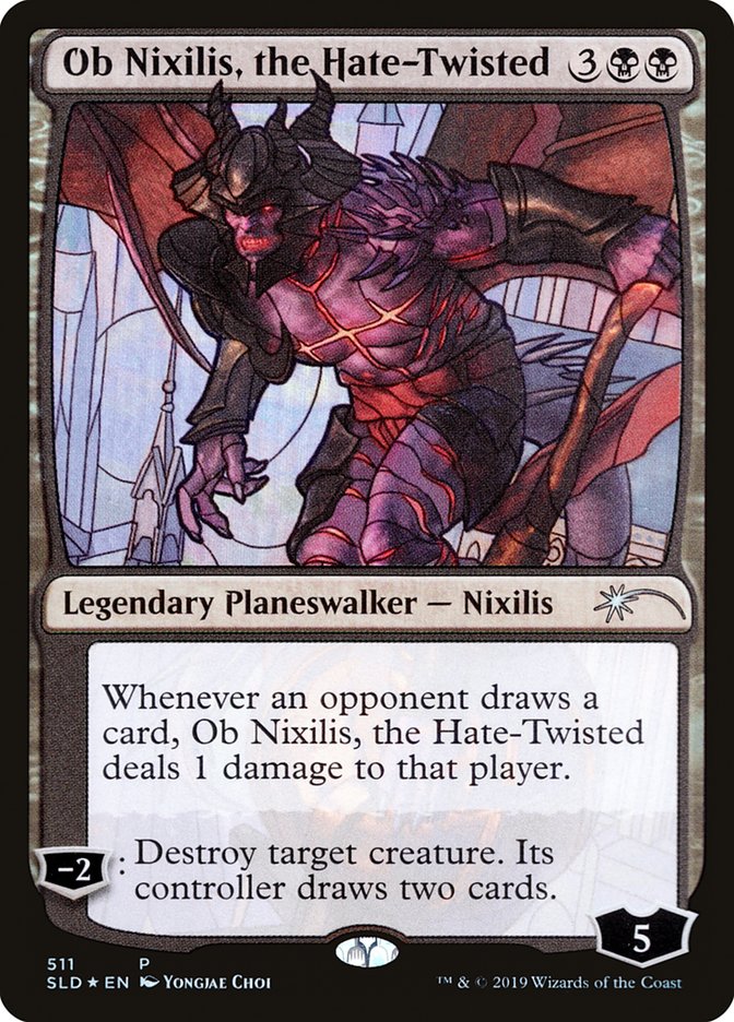 Ob Nixilis, the Hate-Twisted (Stained Glass) [Secret Lair Drop Promos] | Lots Moore NSW