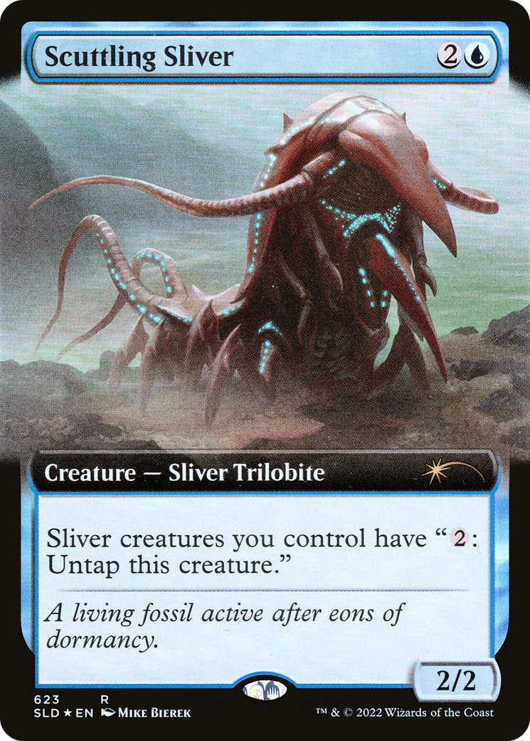 Scuttling Sliver (Extended Art) [Secret Lair Drop Promos] | Lots Moore NSW