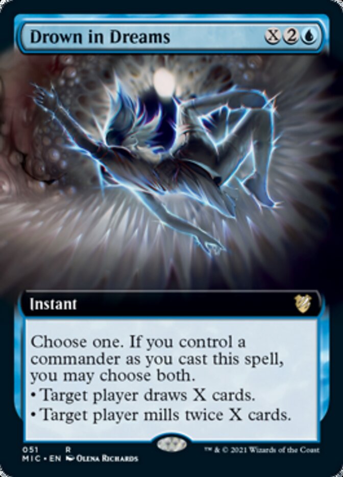 Drown in Dreams (Extended Art) [Innistrad: Midnight Hunt Commander] | Lots Moore NSW
