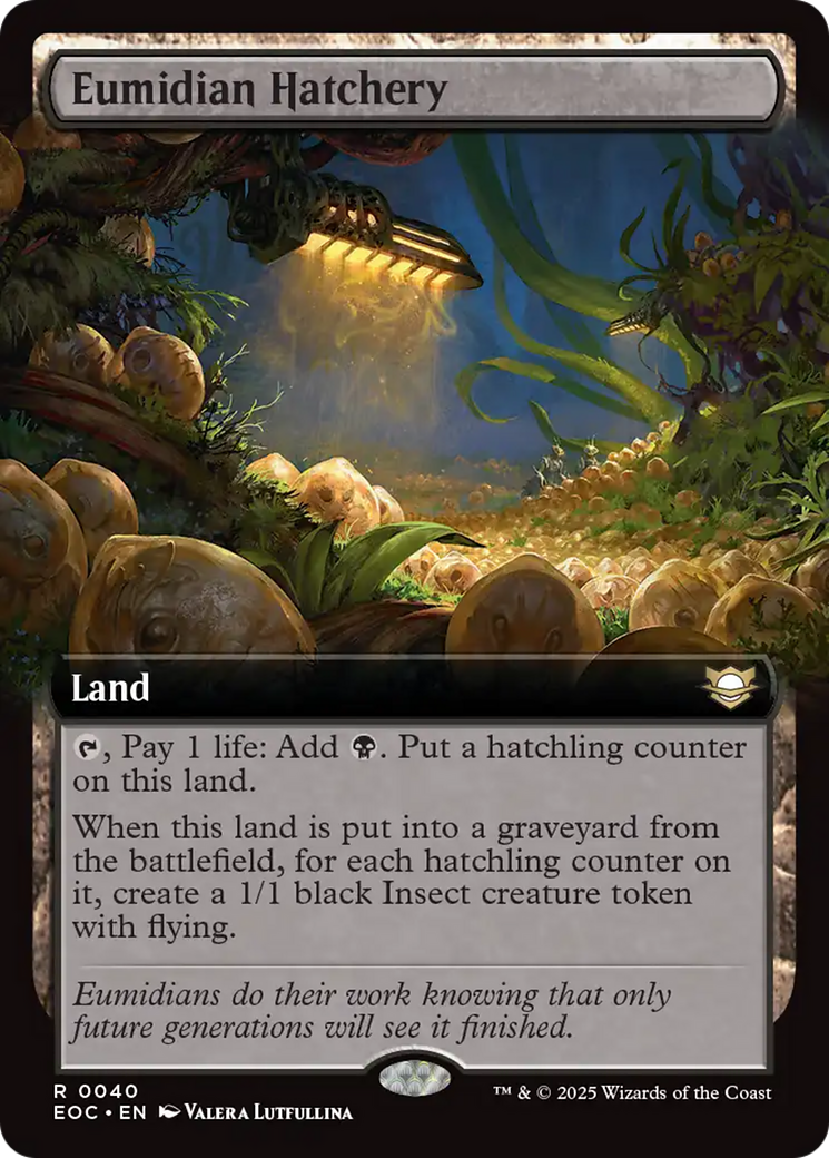 Eumidian Hatchery (Extended Art) [Edge of Eternities Commander] | Lots Moore NSW