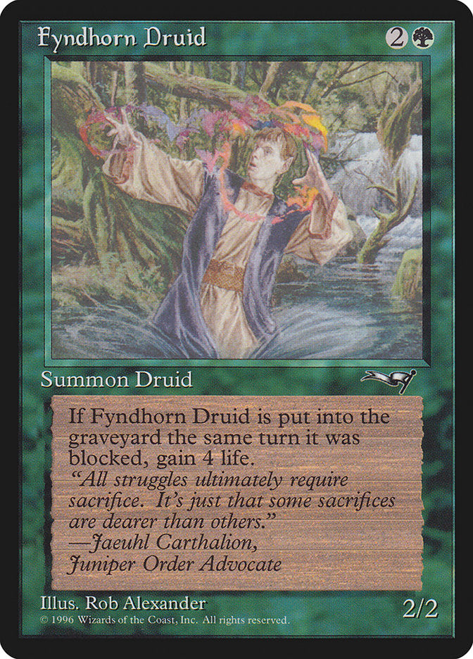 Fyndhorn Druid (Flame Circle) [Alliances] | Lots Moore NSW