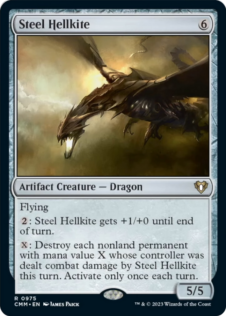 Steel Hellkite [Commander Masters] | Lots Moore NSW