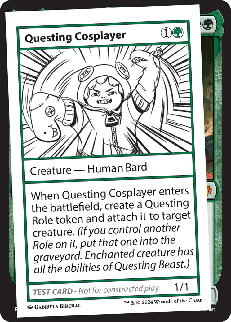 Questing Cosplayer [Mystery Booster 2 Playtest Cards] | Lots Moore NSW
