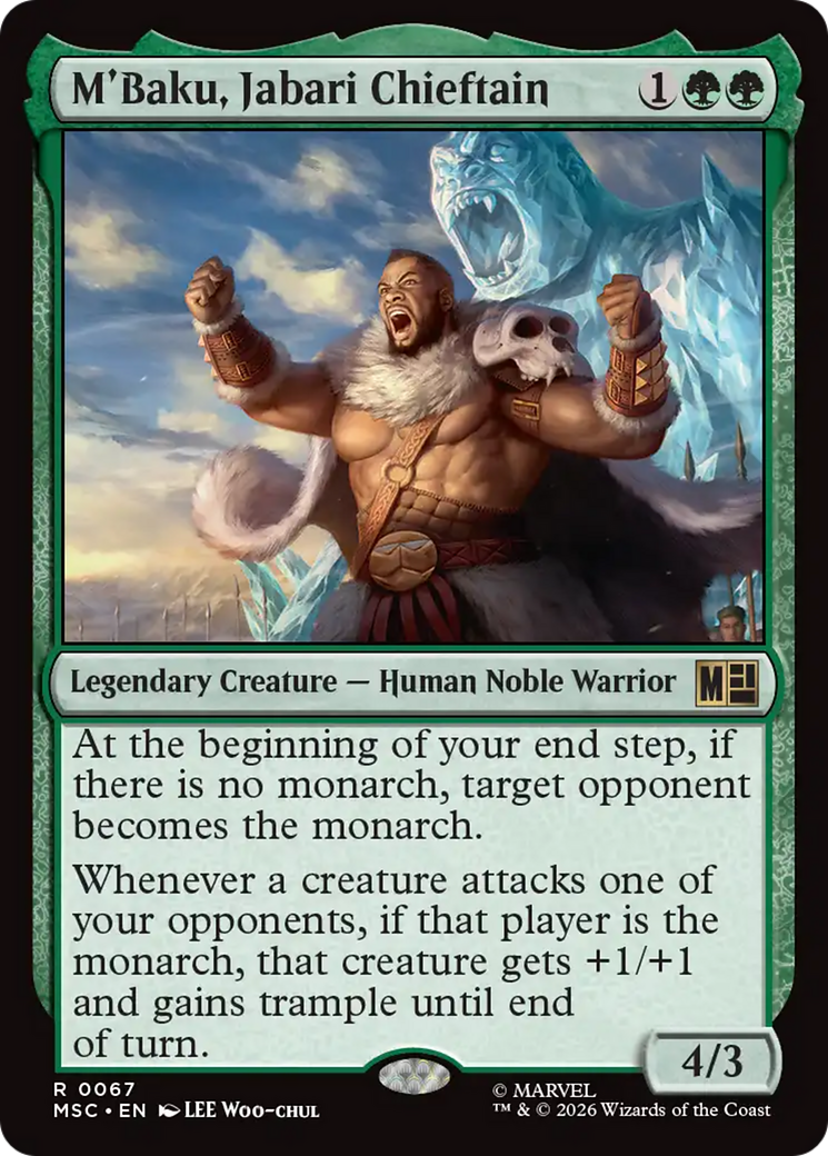 M'Baku, Jabari Chieftain [Marvel Super Heroes Commander] | Lots Moore NSW