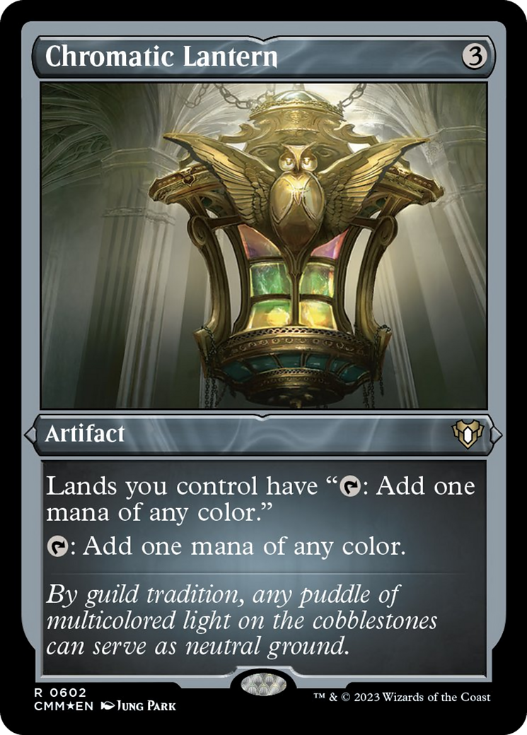 Chromatic Lantern (Foil Etched) [Commander Masters] | Lots Moore NSW