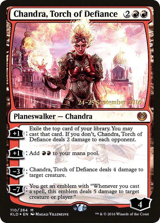 Chandra, Torch of Defiance [Kaladesh Prerelease Promos] | Lots Moore NSW