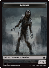 Faerie // Zombie Double-Sided Token [Foundations Tokens] | Lots Moore NSW
