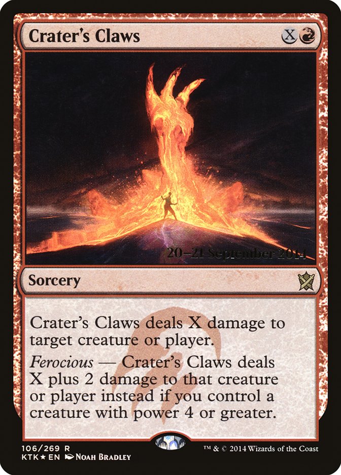 Crater's Claws [Khans of Tarkir Prerelease Promos] | Lots Moore NSW