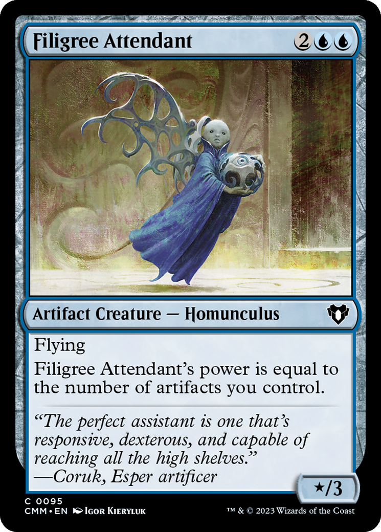 Filigree Attendant [Commander Masters] | Lots Moore NSW