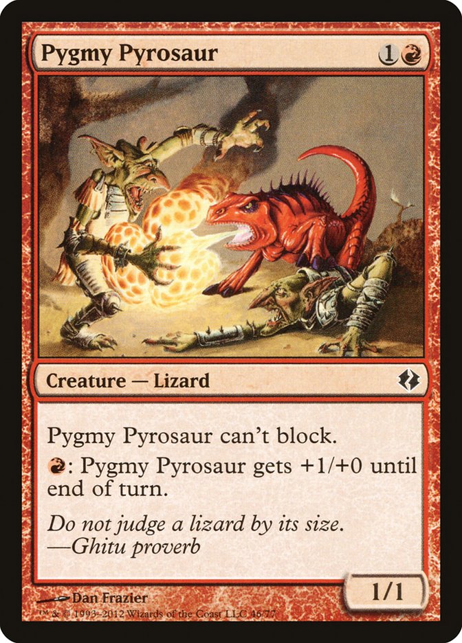 Pygmy Pyrosaur [Duel Decks: Venser vs. Koth] | Lots Moore NSW