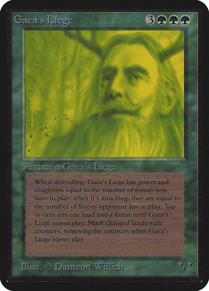 Gaea's Liege [Alpha Edition] | Lots Moore NSW