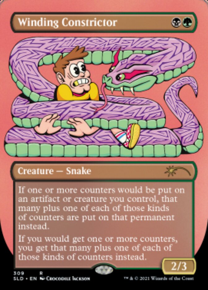 Winding Constrictor (Borderless) [Secret Lair Drop Series] | Lots Moore NSW