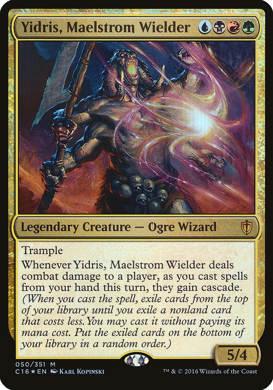 Yidris, Maelstrom Wielder (Oversized) [Commander 2016 Oversized] | Lots Moore NSW
