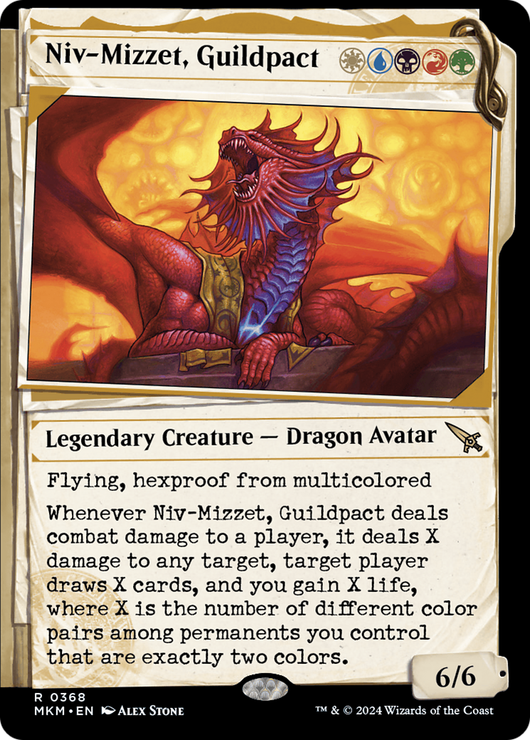 Niv-Mizzet, Guildpact (Showcase) (368) [Murders at Karlov Manor] | Lots Moore NSW