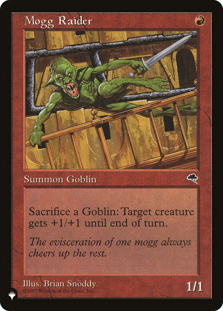 Mogg Raider [The List] | Lots Moore NSW