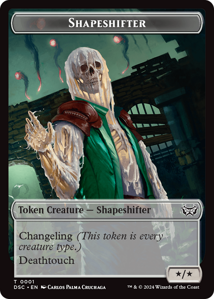 Insect (0011) // Shapeshifter Double-Sided Token [Duskmourn: House of Horror Commander Tokens] | Lots Moore NSW
