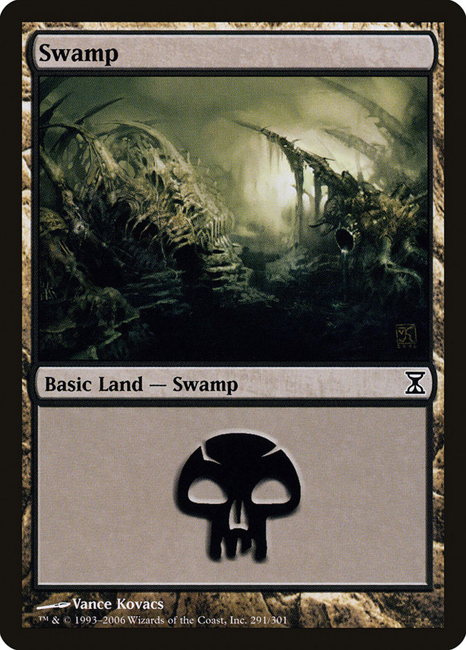 Swamp (291) [Time Spiral] | Lots Moore NSW