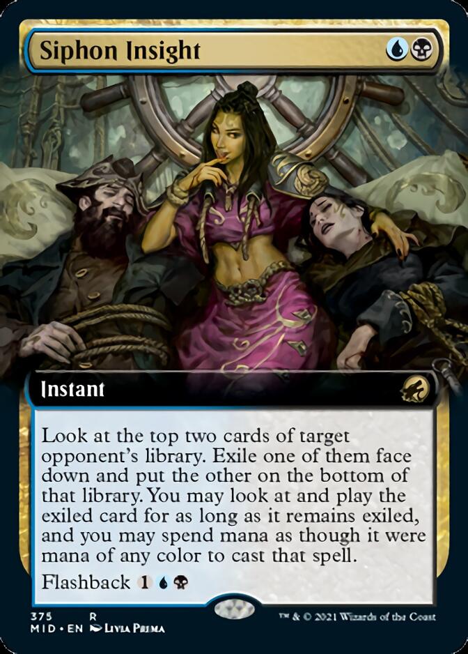 Siphon Insight (Extended Art) [Innistrad: Midnight Hunt] | Lots Moore NSW
