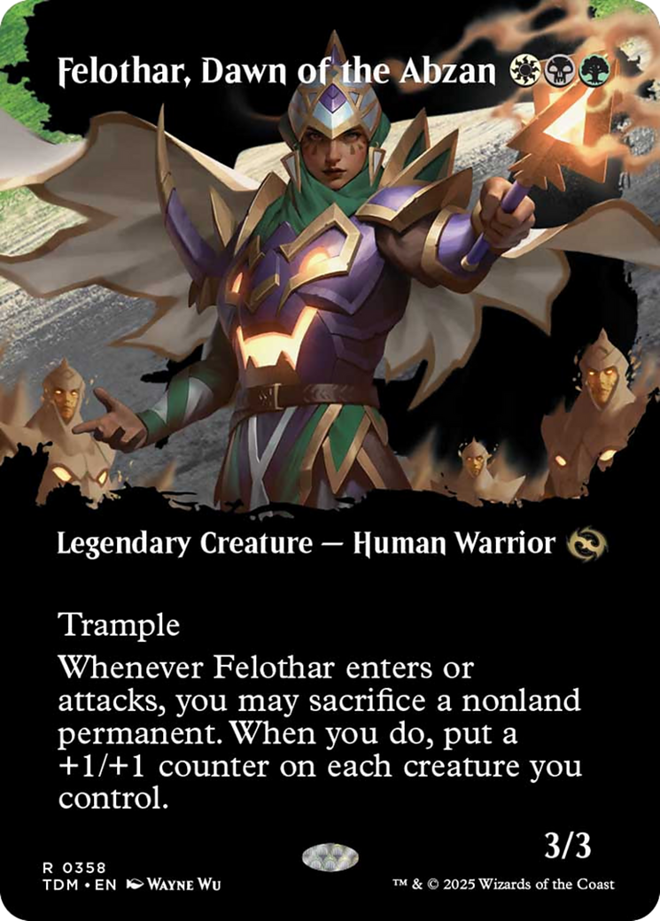 Felothar, Dawn of the Abzan (Borderless) [Tarkir: Dragonstorm] | Lots Moore NSW