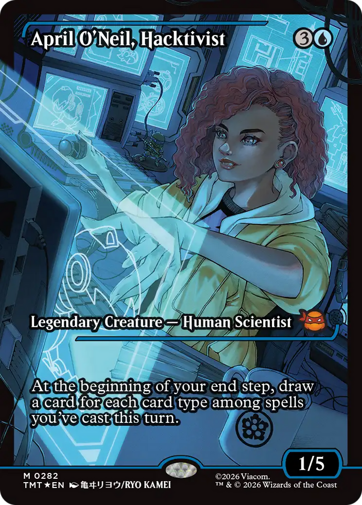 April O'Neil, Hacktivist (0282) (Showcase) [Teenage Mutant Ninja Turtles] | Lots Moore NSW