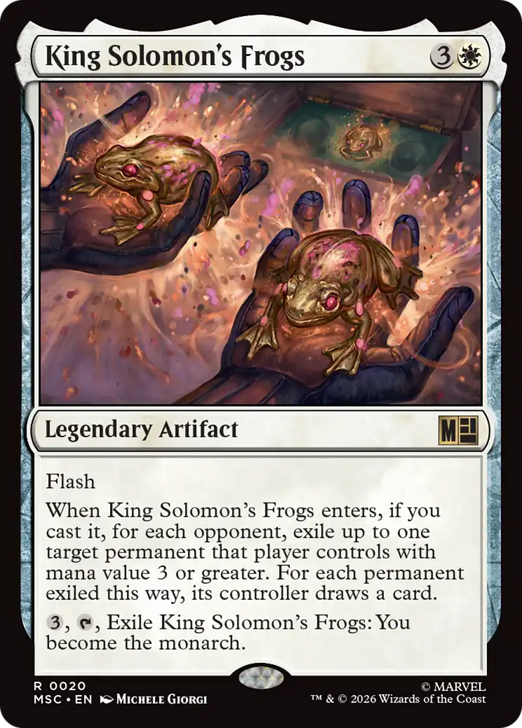 King Solomon's Frogs (Surge Foil) [Marvel Super Heroes Commander] | Lots Moore NSW