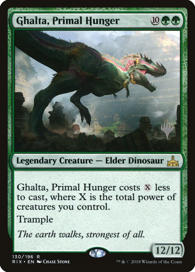 Ghalta, Primal Hunger (Promo Pack) [Rivals of Ixalan Promos] | Lots Moore NSW