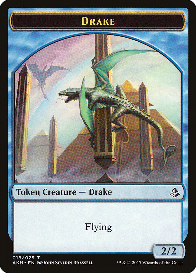 Anointer Priest // Drake Double-Sided Token [Amonkhet Tokens] | Lots Moore NSW