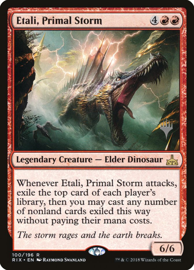 Etali, Primal Storm (Promo Pack) [Rivals of Ixalan Promos] | Lots Moore NSW