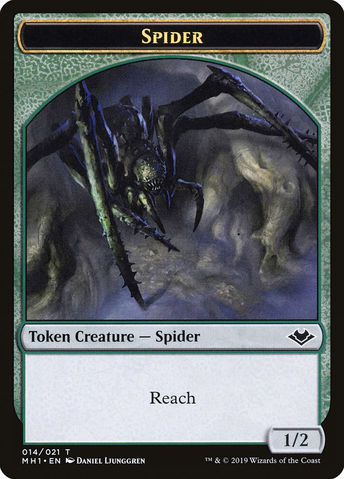 Illusion (005) // Spider (014) Double-Sided Token [Modern Horizons Tokens] | Lots Moore NSW
