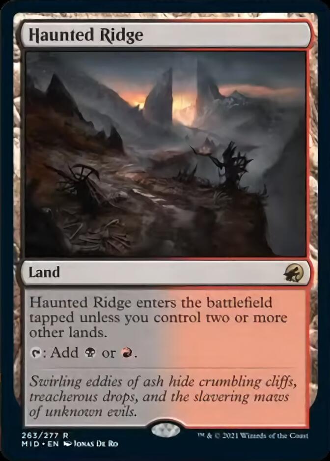 Haunted Ridge [Innistrad: Midnight Hunt] | Lots Moore NSW
