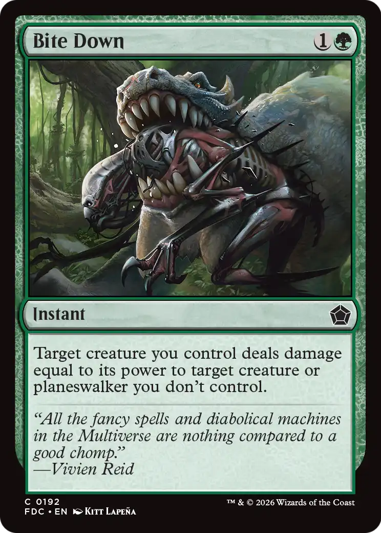 Bite Down [Foundations Commander] | Lots Moore NSW